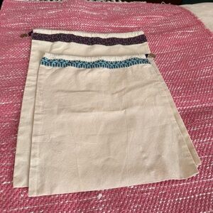 Tory Burch Storage Bags set of 2 NWOT